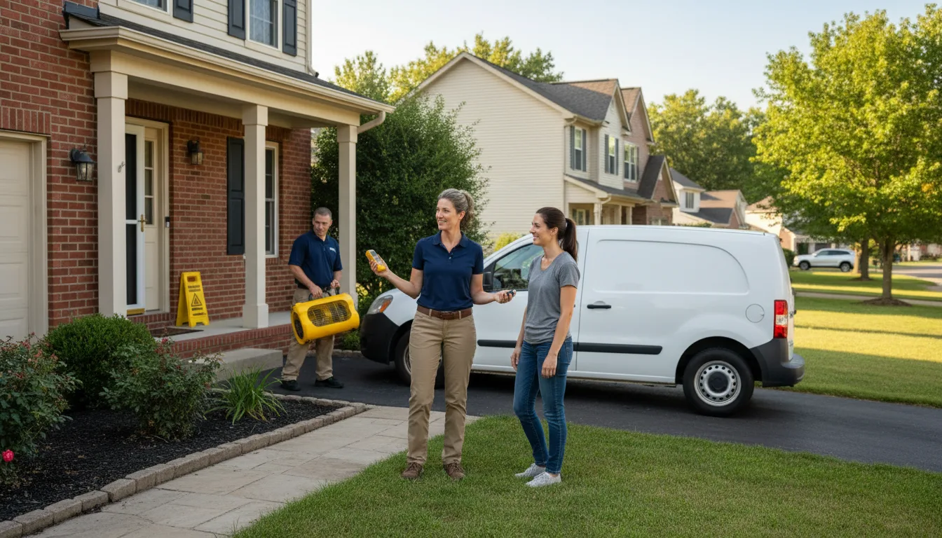 Water restoration image for Home Water Damage Repair in Fort Madison, IA